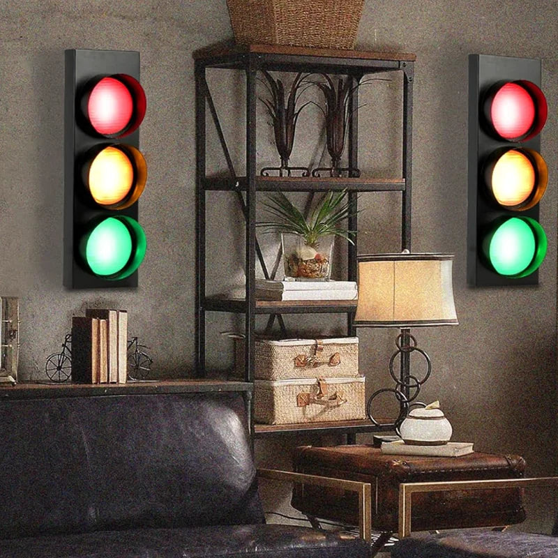 Traffic Light Wall Lamp