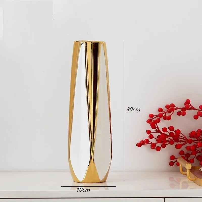 Gold Luxury Ceramic vase