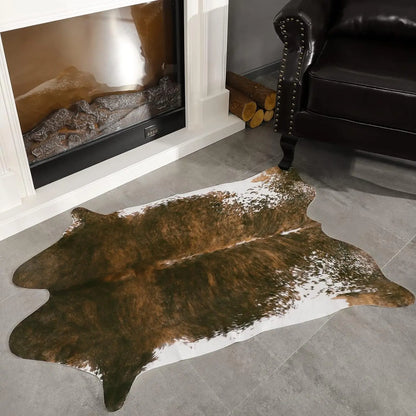faux fur cowhide rug