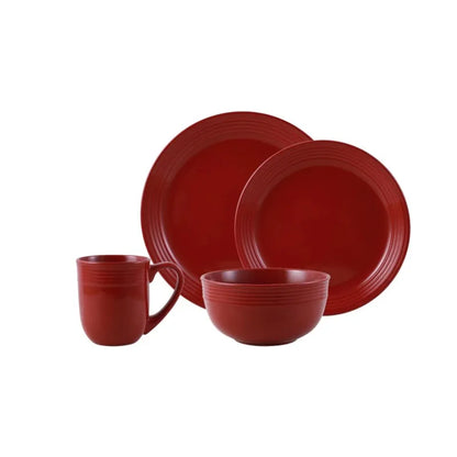 16-piece earthenware tableware set