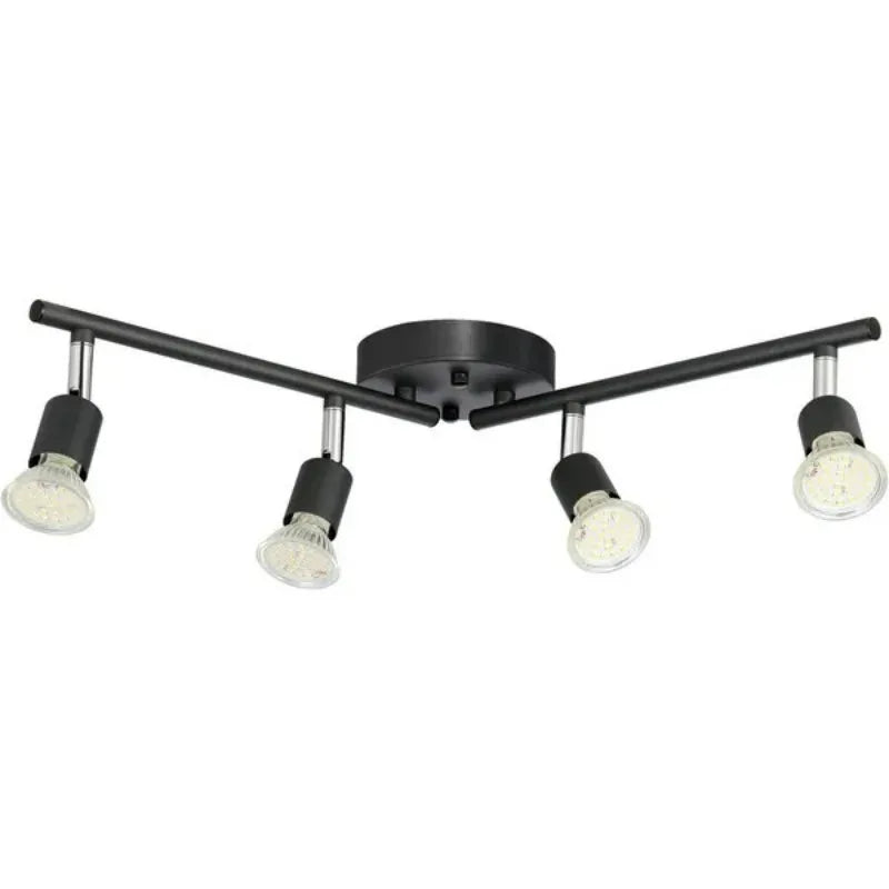 4-Light LED Track Lighting Kit