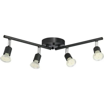 4-Light LED Track Lighting Kit