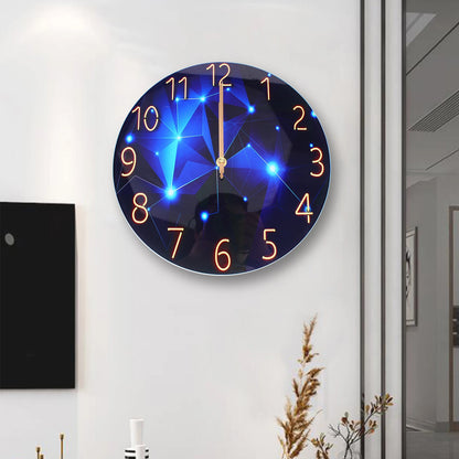 12inch Round  Tempered Glass Wall Clock