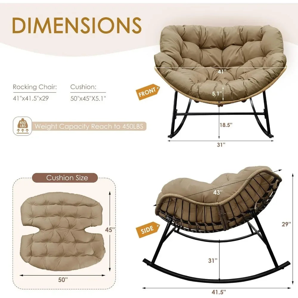 Indoor Outdoor  Rocking Chair