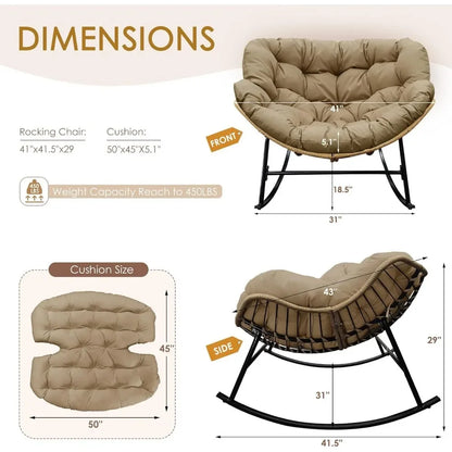 Indoor Outdoor  Rocking Chair