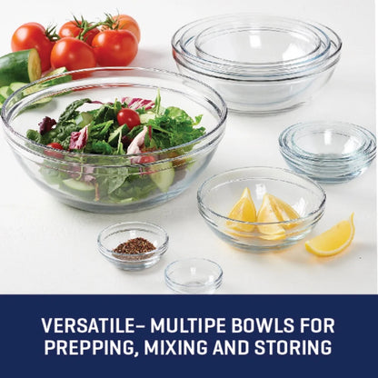 Glass Mixing Bowl Set