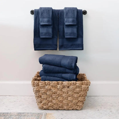 6 Piece Cotton Bath Towel Set