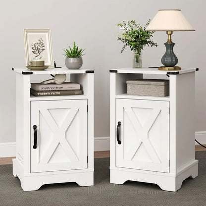 Nightstand  with Charging Station