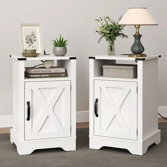 Nightstand  with Charging Station