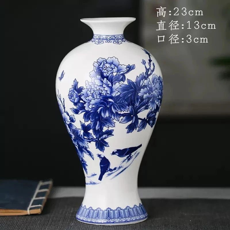 Blue and White Porcelain Vases