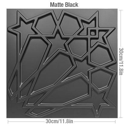 30cm Decorative 3D Wall Panel rose Diamond Design Non self-adhesive plastic tile 3D wall sticker living room Bathroom wall paper