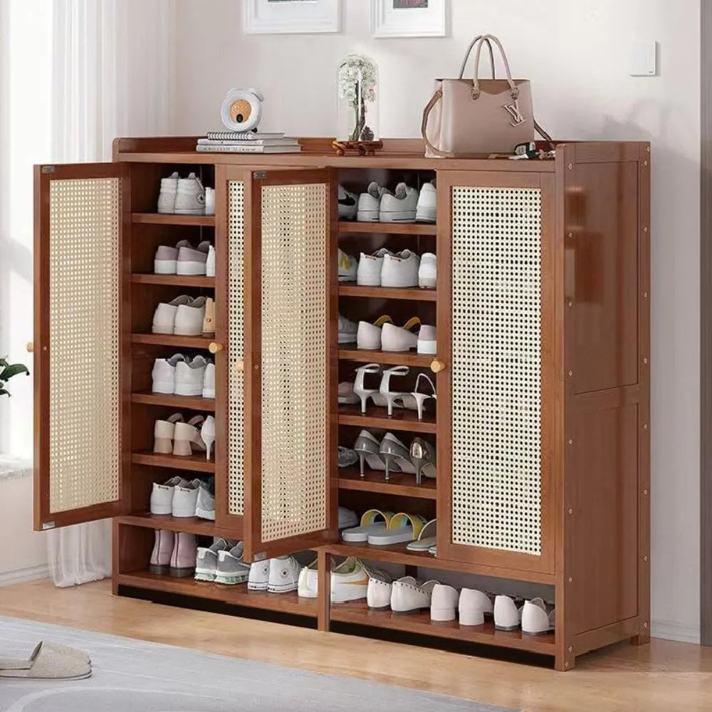 Bamboo Shoe Cabinet