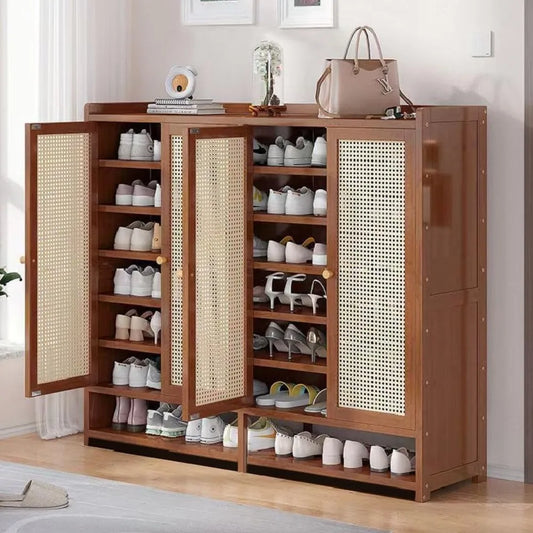 Bamboo Shoe Cabinet