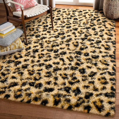 Leopard/ Cheetah Print Area Rug