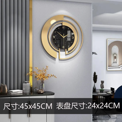 Wall Clock Living Room Light