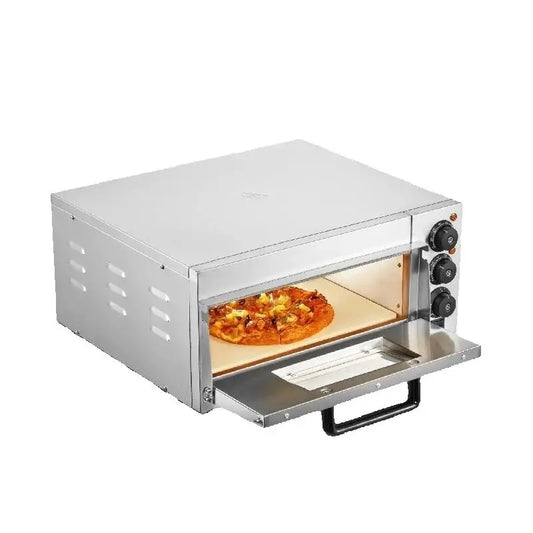 Electric Pizza Oven w/ Stone and Handle