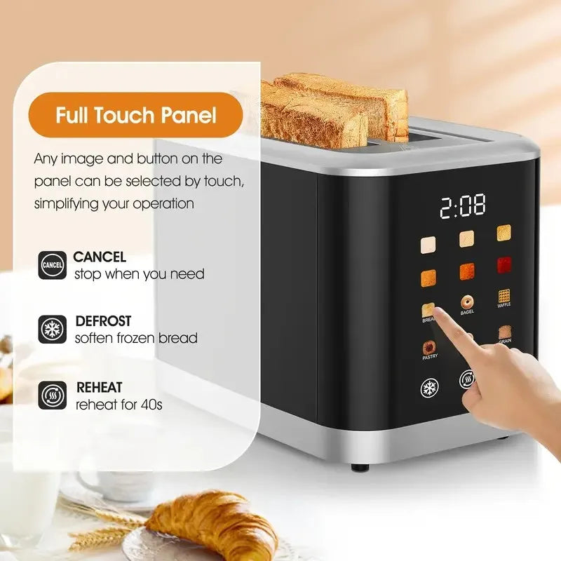 Bread Toaster with Touch Screen