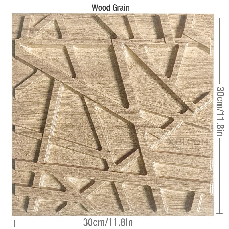 30cm Decorative 3D Wall Panel rose Diamond Design Non self-adhesive plastic tile 3D wall sticker living room Bathroom wall paper