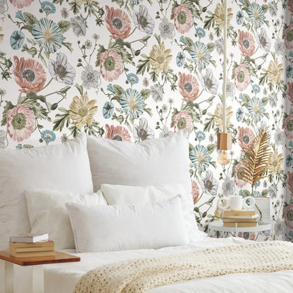 Vintage Floral Wallpaper