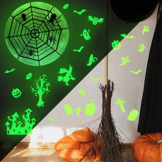 Halloween Glow-in-the-Dark Sticker Kit