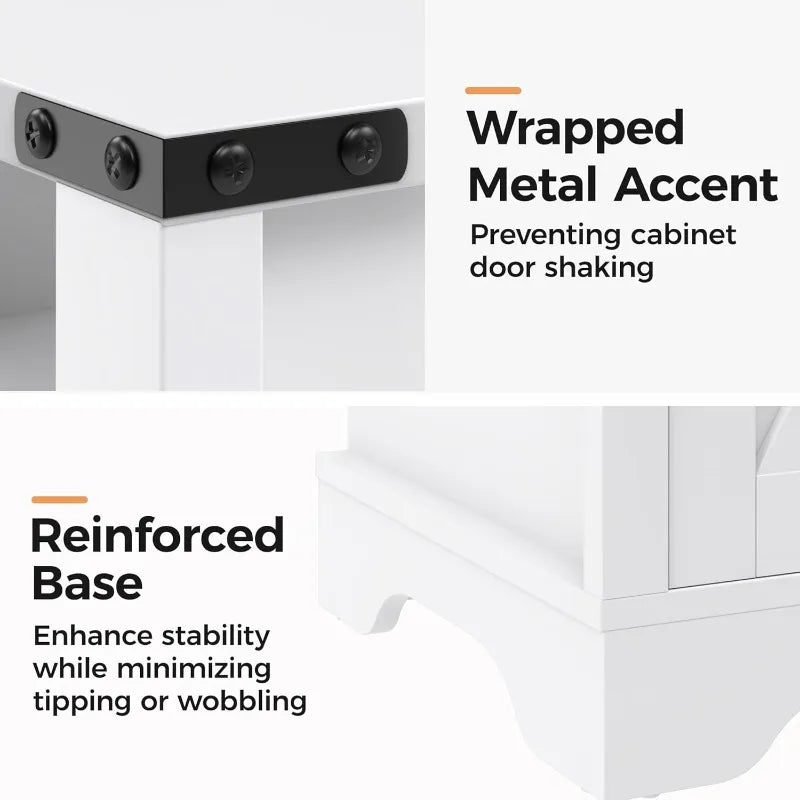 Nightstand  with Charging Station
