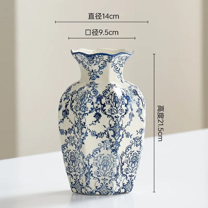 New Blue and White Porcelain Vase
