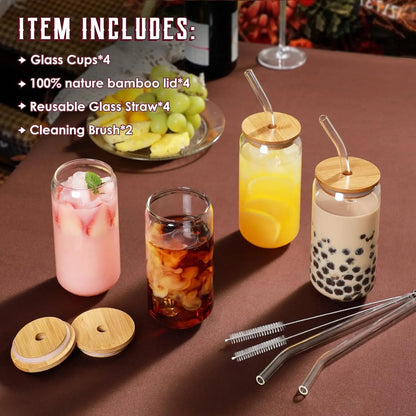 Drinking Glasses with Lids