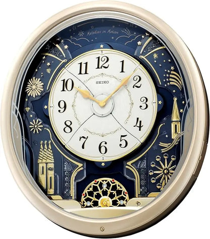 Melodies in Motion Wall Clock, Starry Night