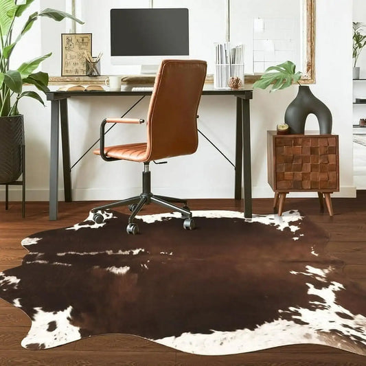 faux fur cowhide rug