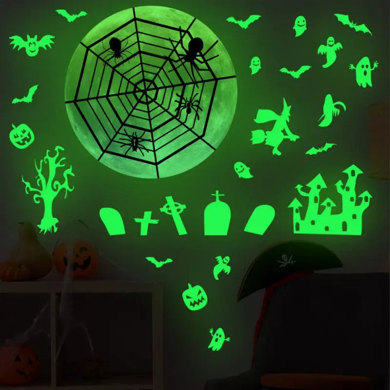 Halloween Glow-in-the-Dark Sticker Kit