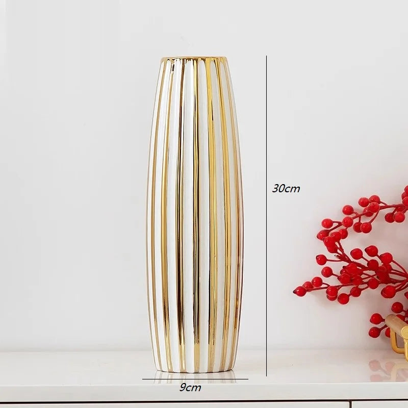 Gold Luxury Ceramic vase