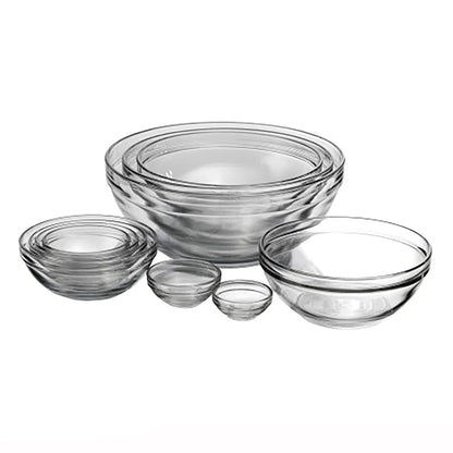 Glass Mixing Bowl Set