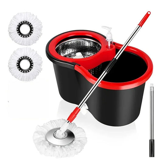 Mop and Bucket with Soap Dispenser