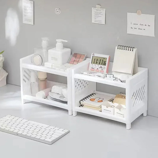 Desktop Double Layer Storage Rack
