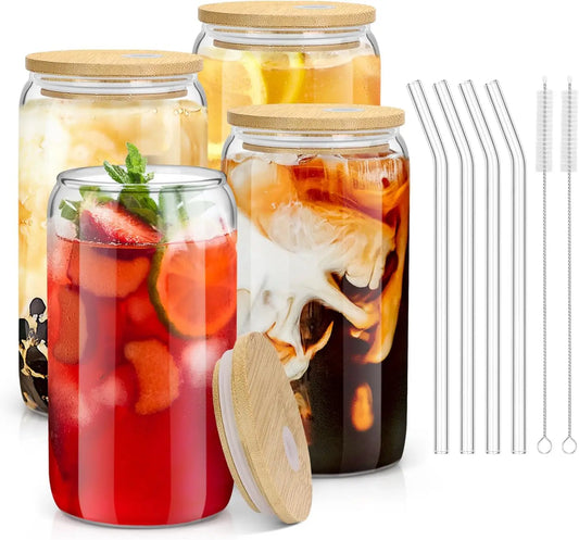Drinking Glasses with Lids