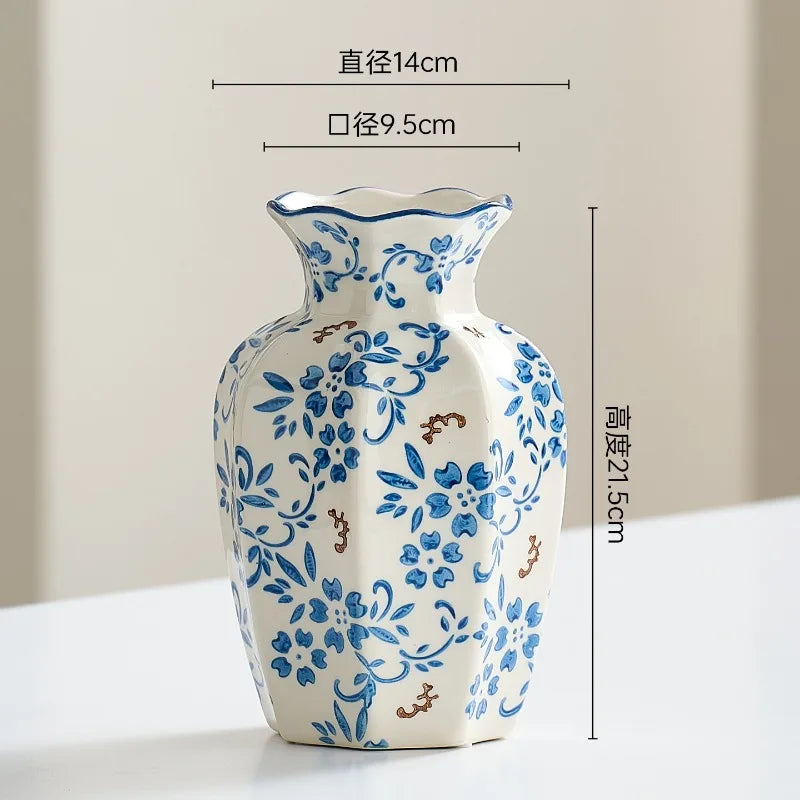 New Blue and White Porcelain Vase