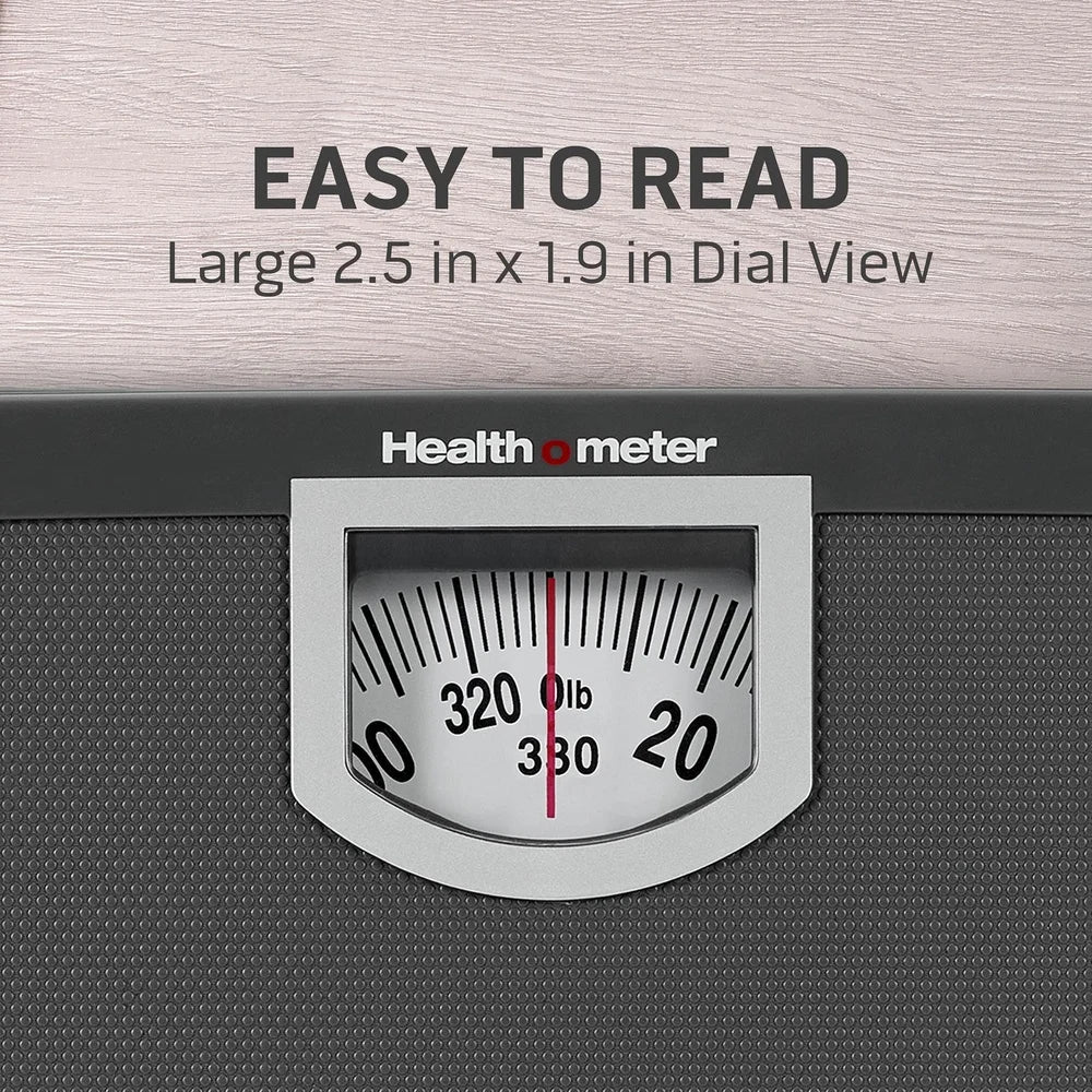 Bathroom Scale  Easy Read  Non-Skid Feet