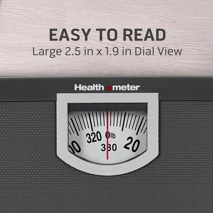 Bathroom Scale  Easy Read  Non-Skid Feet