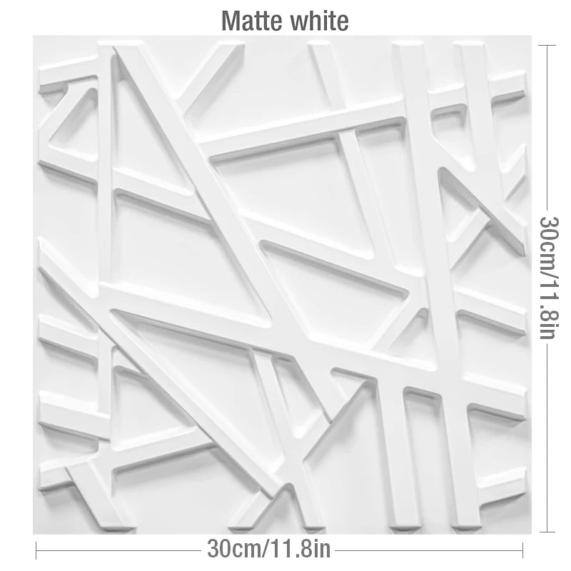30cm Decorative 3D Wall Panel rose Diamond Design Non self-adhesive plastic tile 3D wall sticker living room Bathroom wall paper